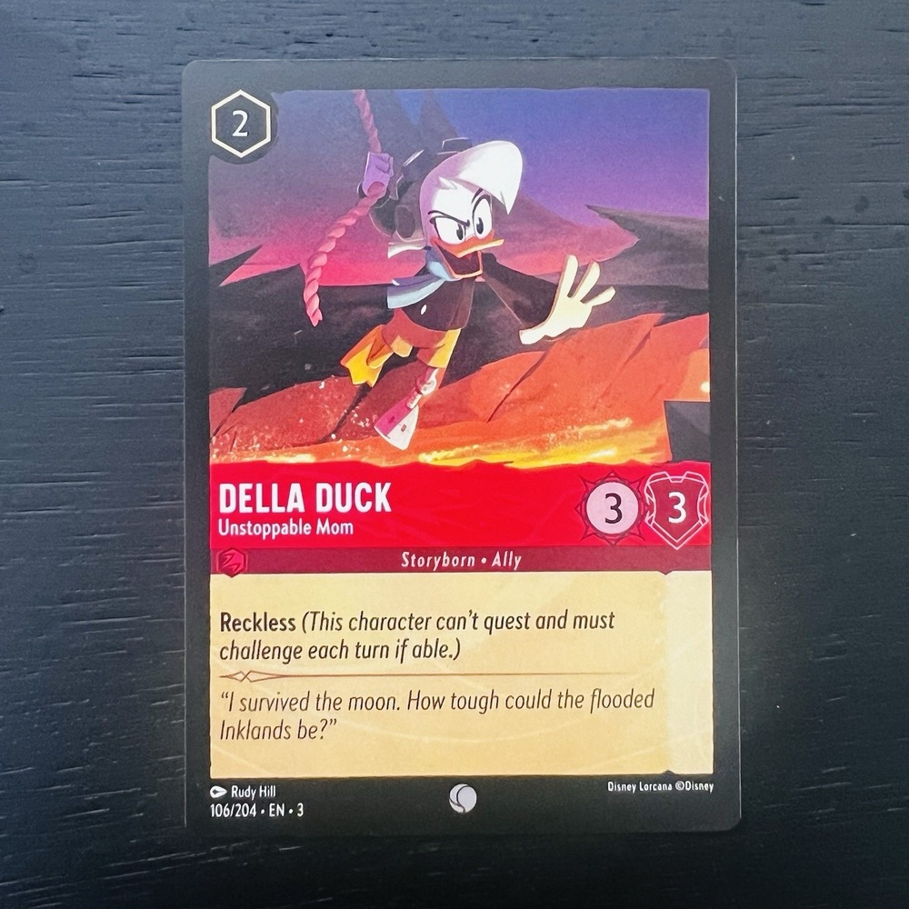 Disney Lorcana Della Duck Unstoppable Momโ #106/204 EN Common